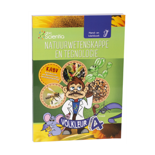 Graad 4 Hand- en Werkboek Boek 1 Natuurwetenskappe en Tegnologie Volkleur