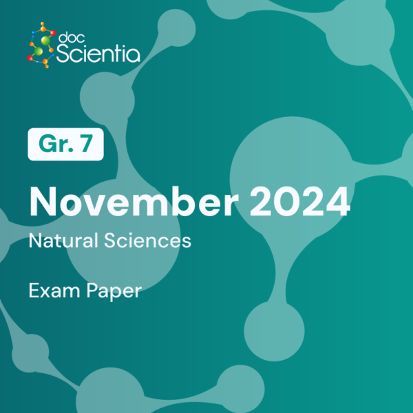 Grade 7 Natural Sciences November Exam 2024