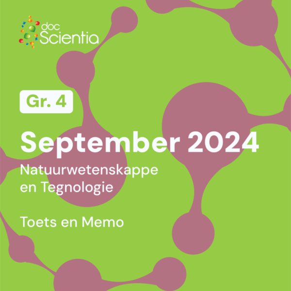 Graad 4 Natuurwetenskappe en Tegnologie September Toets en Memo 2024