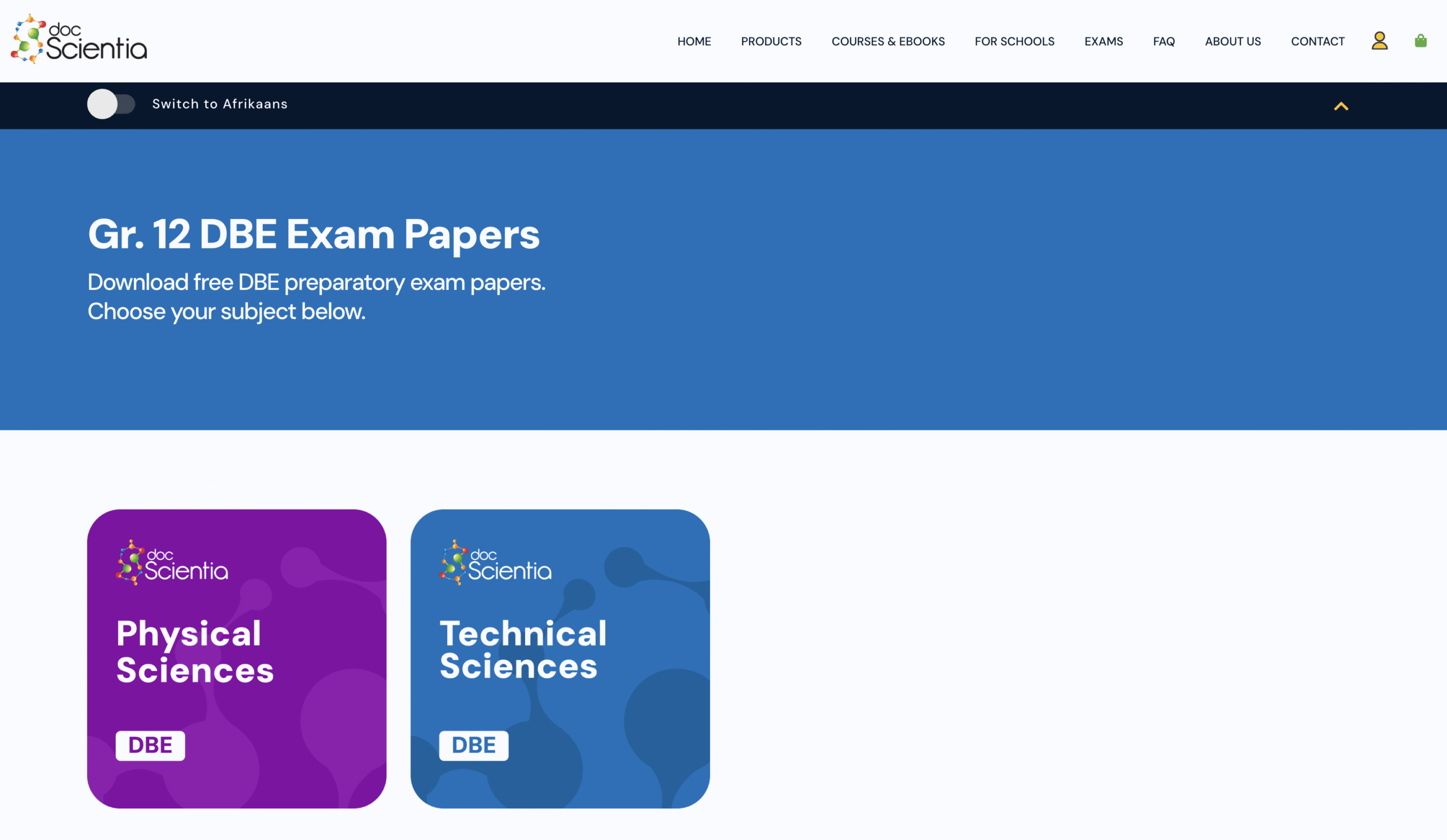 DBE Exam papers