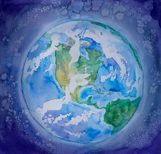 Image of the Earth for Natural Sciences subject