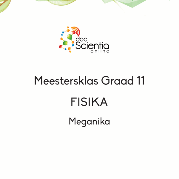 Meesterklas: Graad 11 Fisika - Meganika
