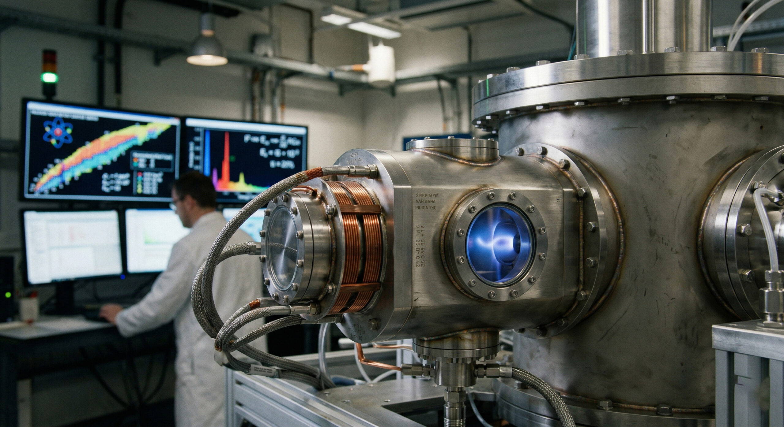 Image of Darmstadtium in lab environment