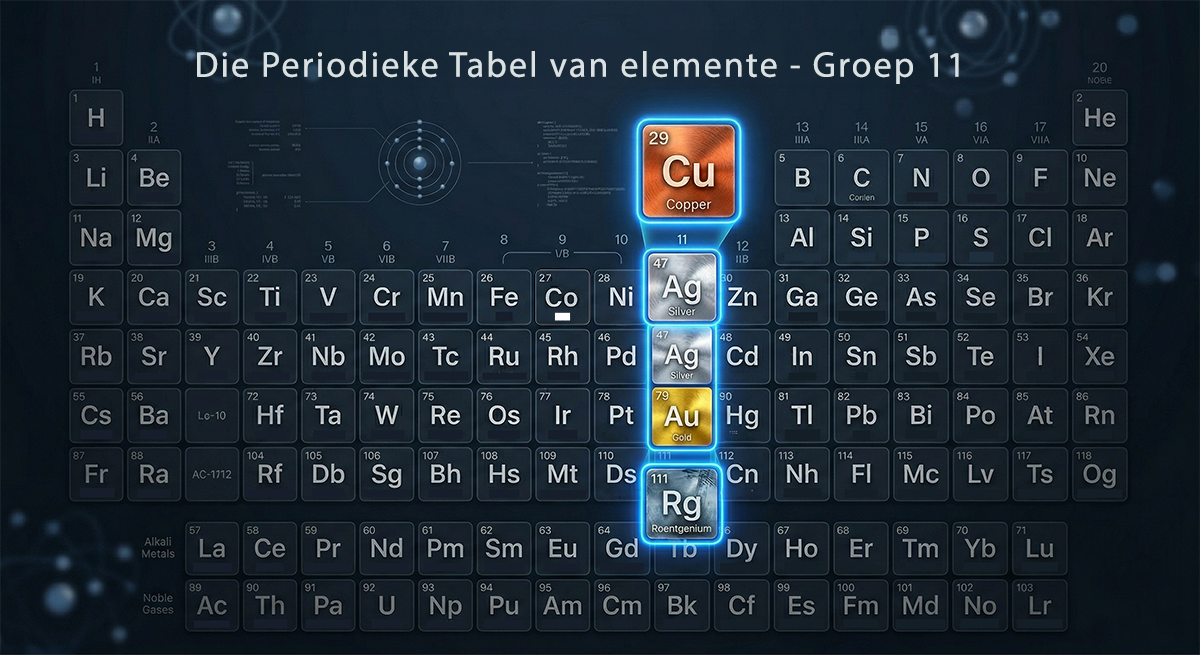 Verkenning van Groep 11 Periodieke Tabel elemente