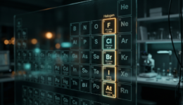 Illustration highlighting Group 7 of the Periodic Table elements.