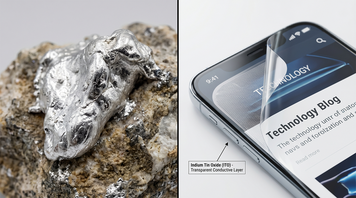 Image of indium and its uses