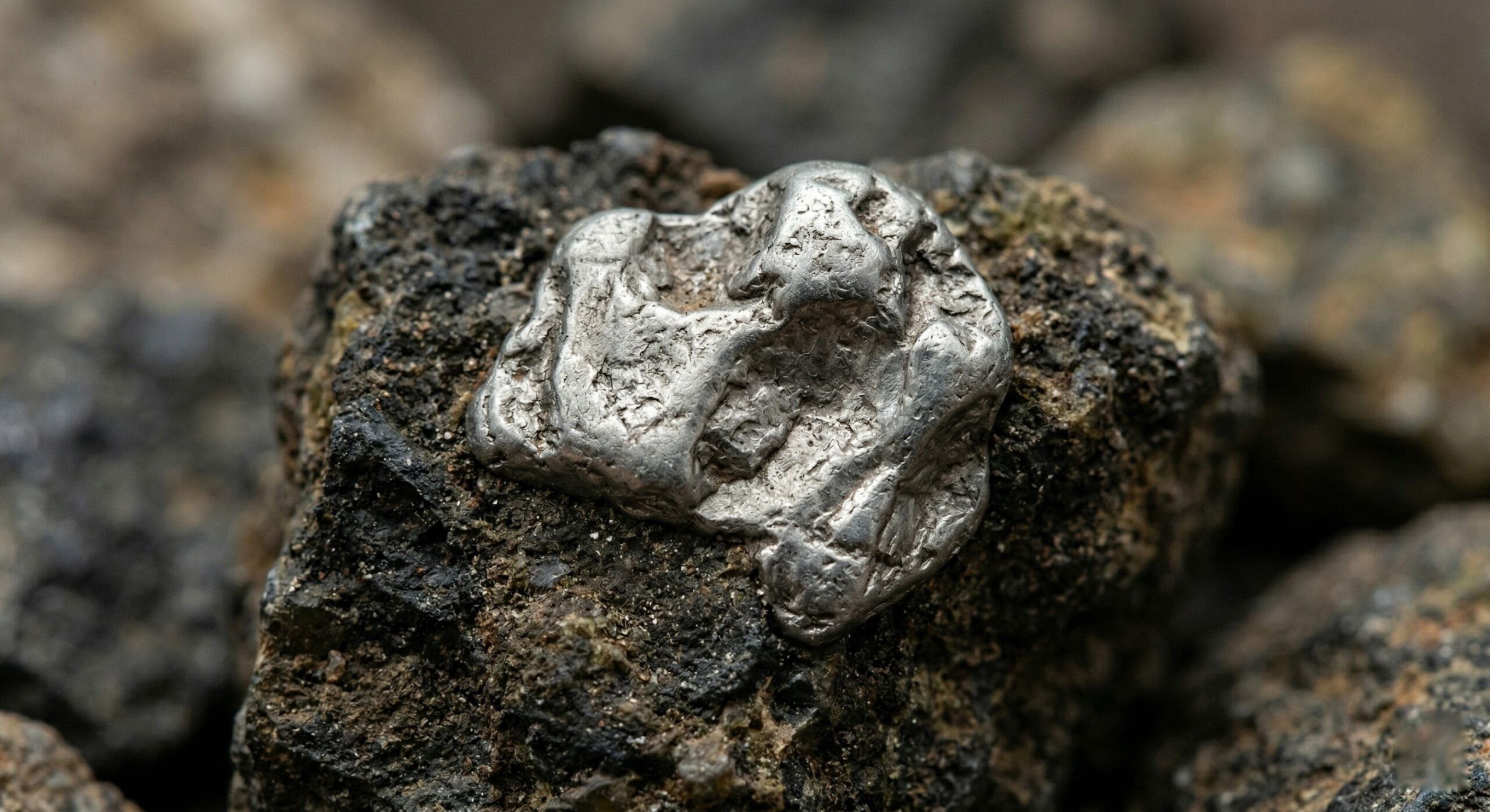 Platinum in its natural form