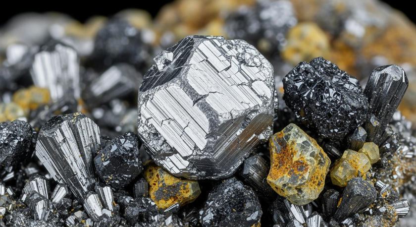 Image of antimony in its natural form