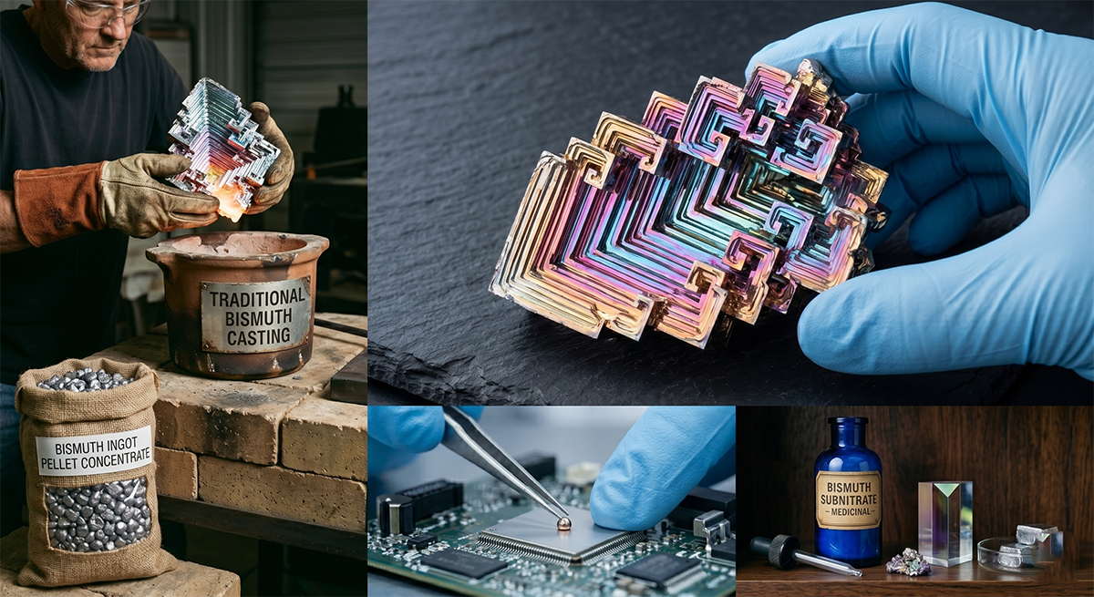 Image of uses of bismuth