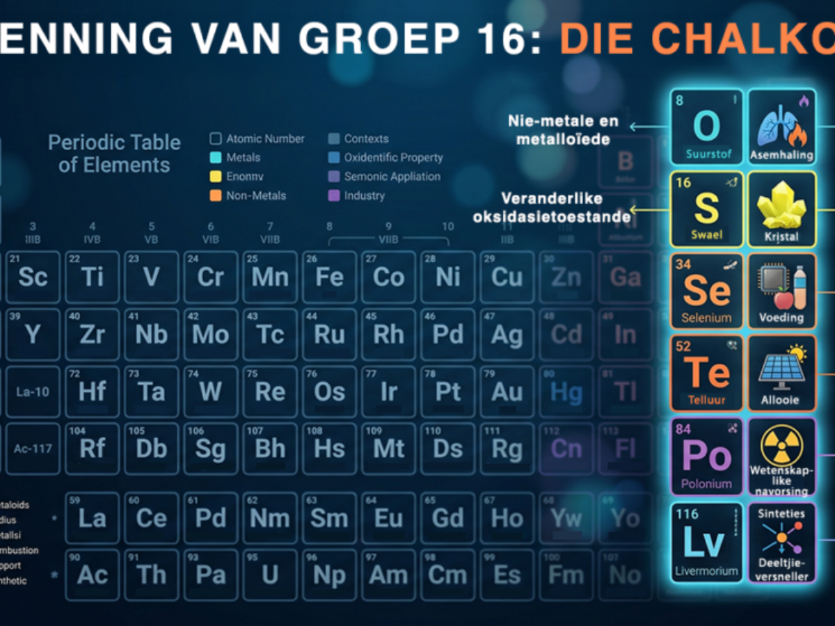 Ontdek Groep 16: Elemente wat lewe en die industrie vorm