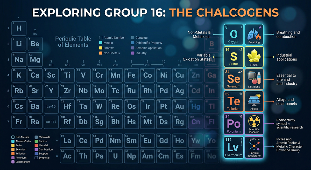 Exploring Group 16: The Elements That Shape Life and Industry