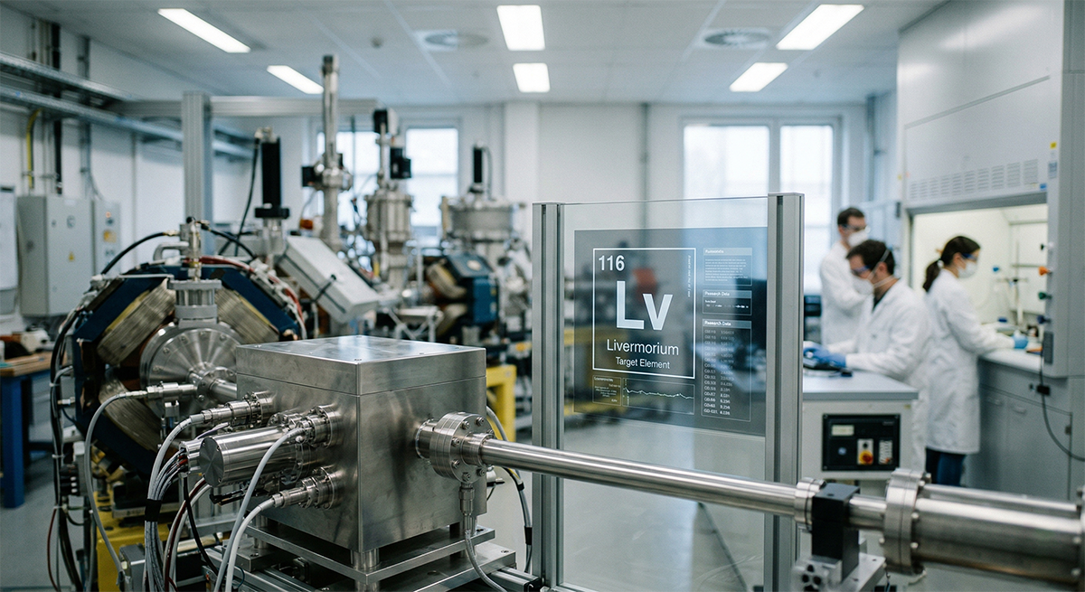 Image showing livermorium in lab environment